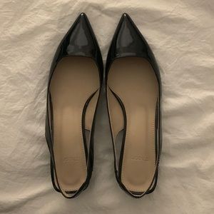 Theory Block heel slingback in patent leather size 37